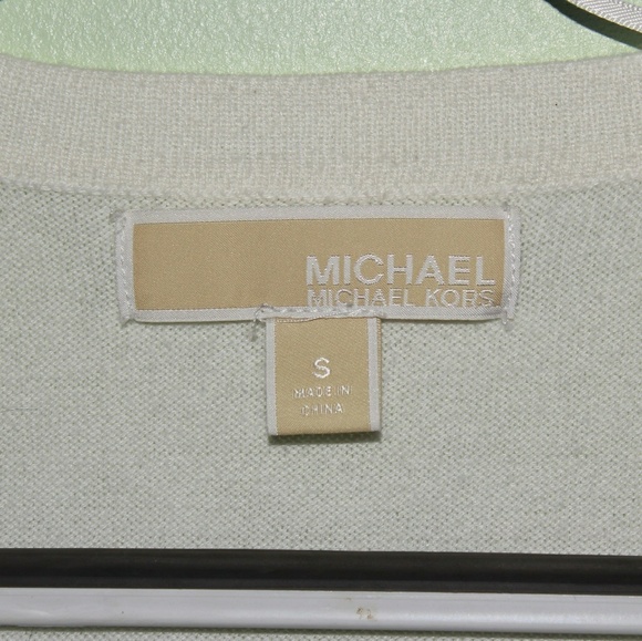 Women Michael Kors Sweater Cardigan Zip-Up Small S - Picture 3 of 6